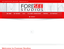 Tablet Screenshot of foreseestudios.com